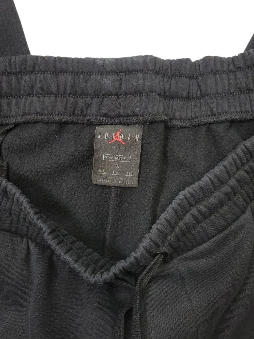 Jordan Jumpman Men's Black Jogger Fleece Sweatpants With Pockets Size:(XXL)